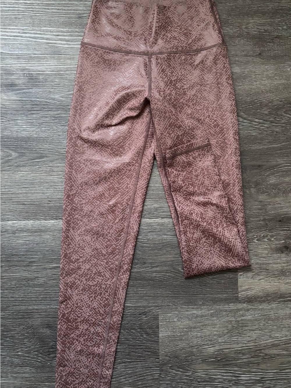 aerie Brown Printed High-Rise Leggings